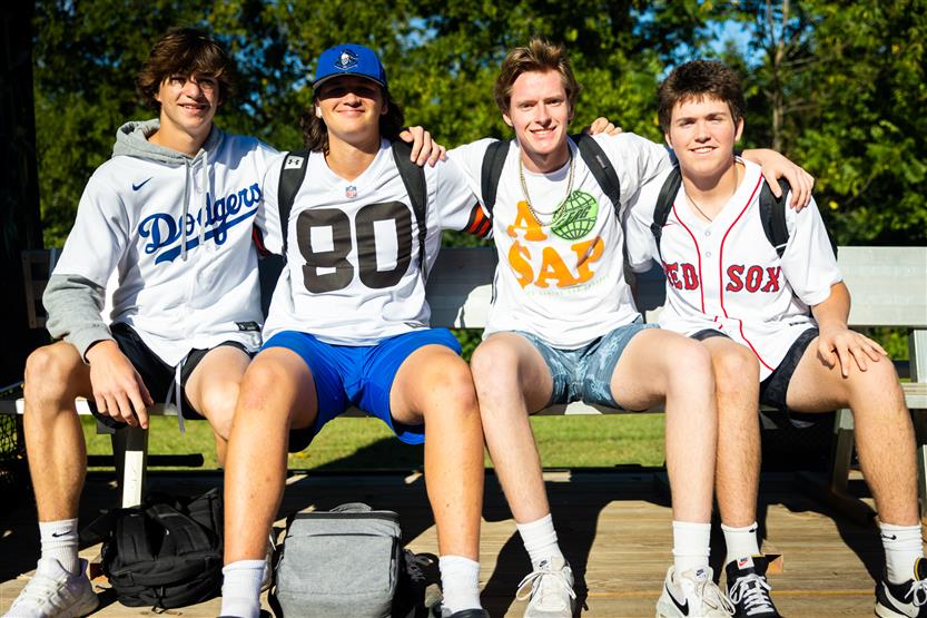 Studnets participate in a homecoming parade